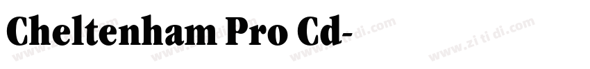 Cheltenham Pro Cd字体转换 Cheltenham Pro Cd字体转换